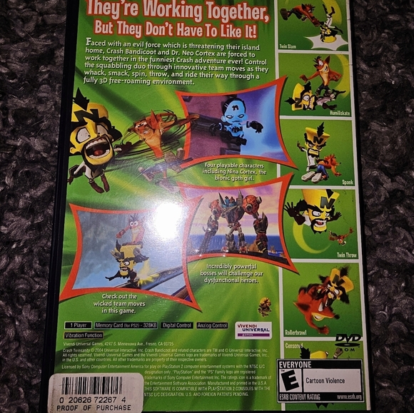 Crash Twinsanity (Sony PlayStation 2, 2004) Complete - Picture 2 of 4